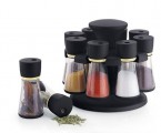 Battlane 8-Jar Revolving Spice Rack