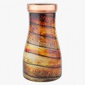 Copper Bed Side Bottle with Inbuild Glass, New Design