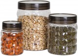 Battlane Checkers Pet Plastic Airtight Container -  Set of 18 