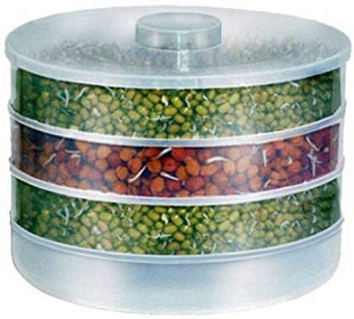 Battlane Plastic Organic Hygienic Sprout Maker with 4 Container