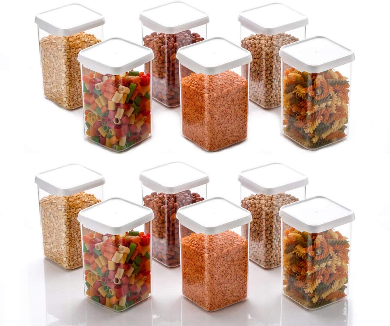 Battlane Kitchen Storage Container Square 1100 Ml