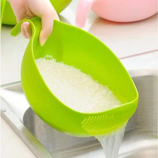 Battlane Rice Pulses Fruits Vegetable Noodles Washing Bowl and Strainer 