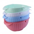 Battlane Multi-Function Bowl | Rice Fruits Vegetable Noodles Washing & Storing Bowl 