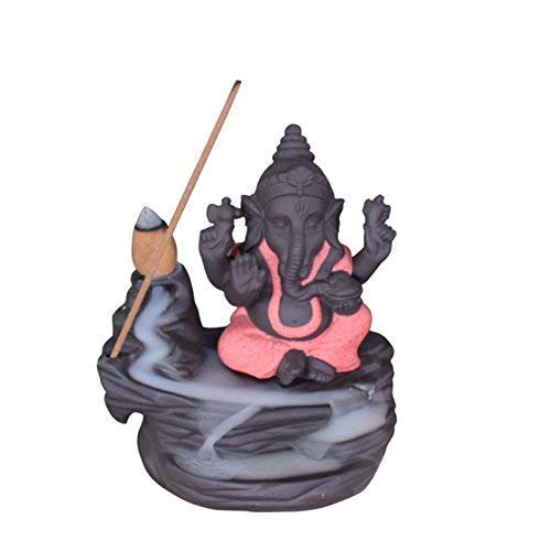 Battlane Ganesha Smoke Backflow Cone Incense Holder 