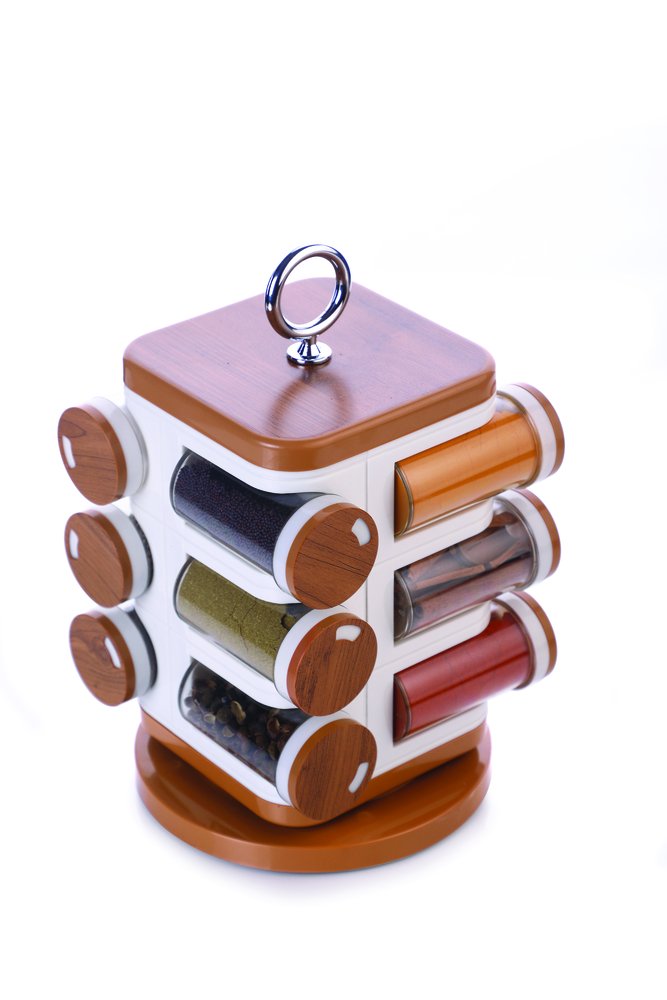 Battlane 12-Jar Revolving Spice Rack 