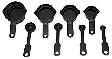 Battlane Plastic Measuring Spoon and Cup Set, 8-Pieces