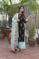 Women Black Printed Straight Kurta with Palazzo