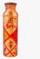 Designer Printed Lacquer Coated Copper Bottles 1 Litre